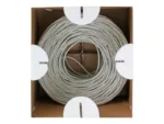 TECHLY 029167 TechlyPro F/UTP Cat5e outdoor network bulk cable 4×2 solid CCA 305m box black