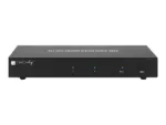 TECHLY 101928 2-port DisplayPort/USB dual-monitor KVM switch 2×1 with audio