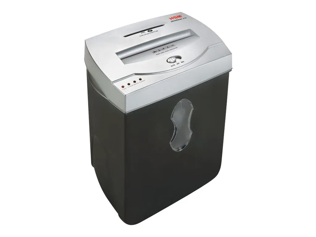 also-1045111 HSM 1045111 HSM Shredstar X10 – cross cut 4,5x35mm/ 10 sheets 80 g/ 20 l bin/ P-4