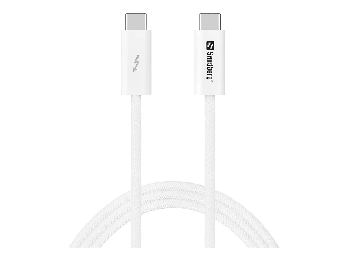 also-136-56 SANDBERG USB-C>C USB4 240W+40Gbps 1M