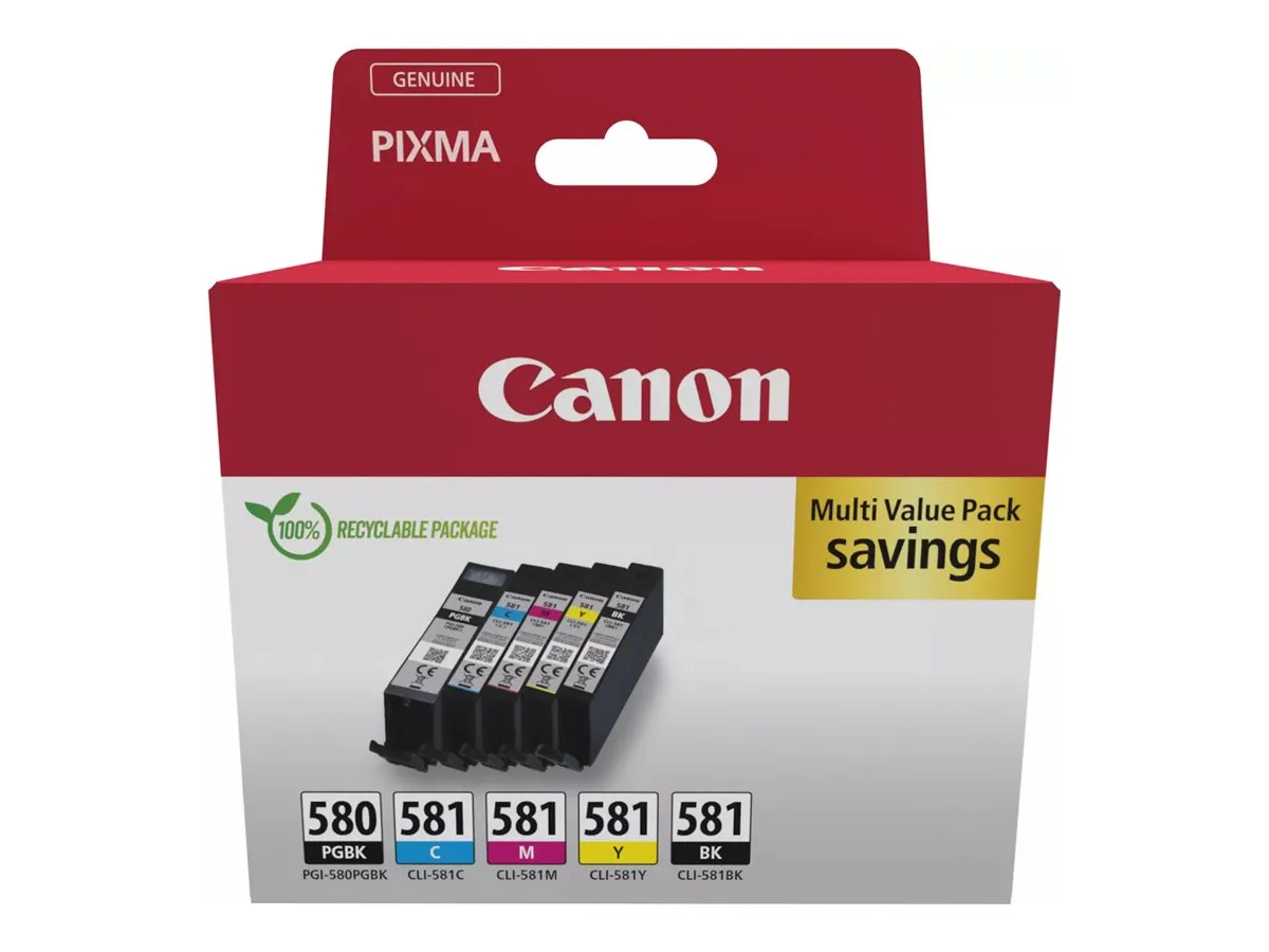 also-2078c007 CANON PGI-580/CLI-581 Ink Cartridge BK/CMYK