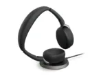 JABRA Evolve2 65 Flex MS Stereo Headset on-ear Bluetooth wireless active noise cancelling USB-A black w/wireless charge pad MS T