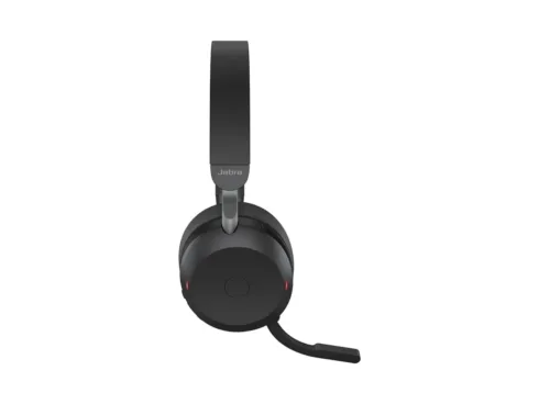 JABRA Evolve2 75 Headset on-ear Bluetooth wireless active noise cancelling USB-A noise isolating black Optimised for UC