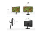 PHILIPS 27B1U3900/00 Monitor 27inch UHD LED 16:9 IPS 60Hz 2xHDMI 2.0 DP 1.4 UBS-C
