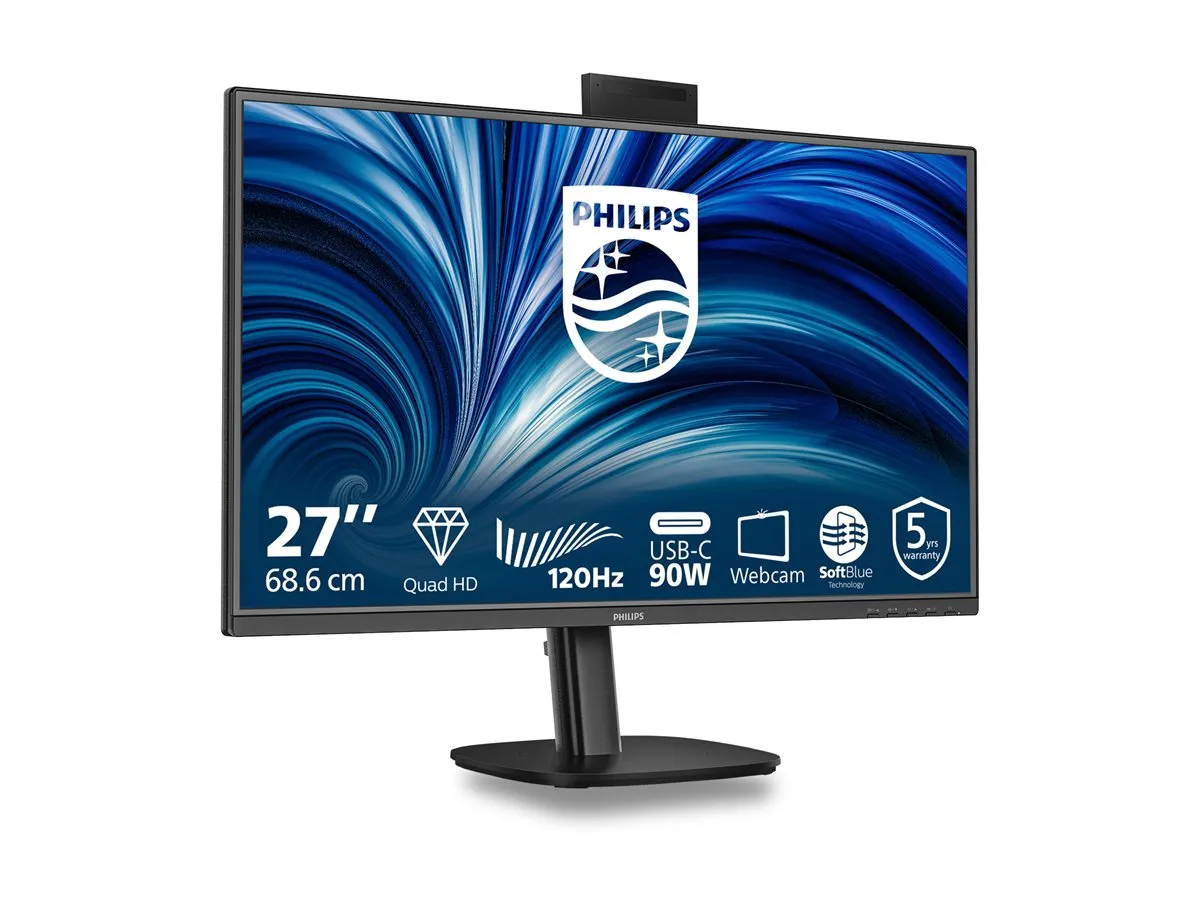 also-27b2u3601h-00 PHILIPS 27inch 2560×1440 120Hz IPS Flat H/A 150 MM USB C DOCKING DISPLAY 90W Daisy chain with 27B2N3500J Smart Link Sync