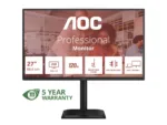 AOC 27E4CV 27inch FHD IPS 120Hz 4ms 300cd/​m2 HDMI DP USB-C PD90W RJ45 HUB USB Speakers