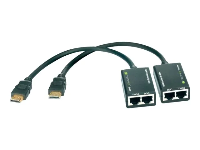 also-301153 TECHLY 301153 HDMI extender by Cat.5e/6 cable up to 30m