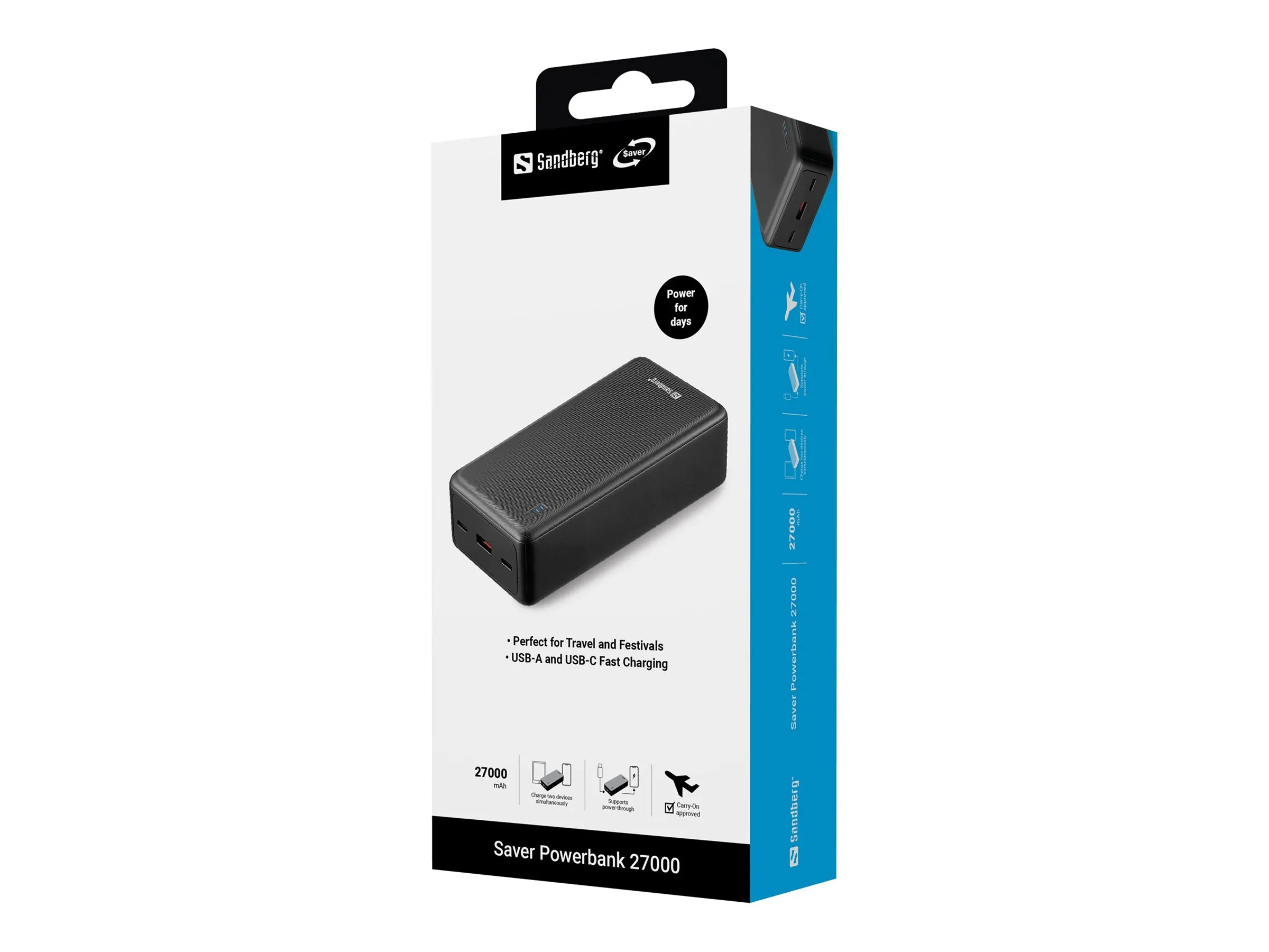 also-320-43 SANDBERG Saver Powerbank 27000