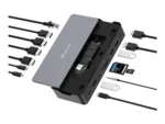 VERBATIM USB-C Pro Docking Station 15 Port with SSD Included CDS-15SSD