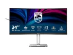 PHILIPS 34B2U5600C/00 34inch 3440×1440 120Hz VA CURVED H/A tbu MM ULTRAWIDE USB-C DOCKING DISPLAY RJ45 PD > 100 W USB HUB SPEAKERS