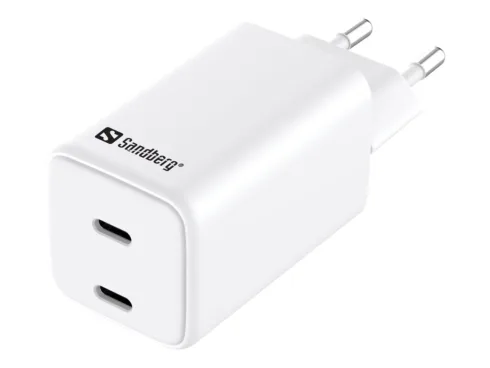 SANDBERG AC Charger Dual USB-C PD65W EU
