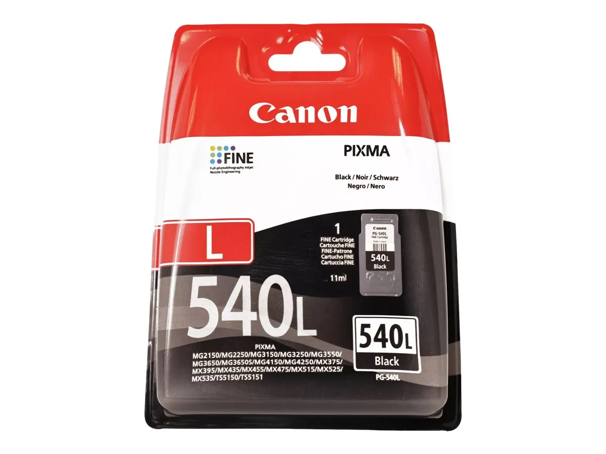also-5224b001 CANON PG-540L Black Ink Cartridge 300P