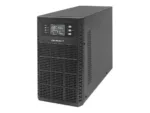 QOLTEC 52282 Uninterruptible Power Supply UPS / 3kVA / 3000W / Power factor 1.0 / LCD / EPO / USB / Online