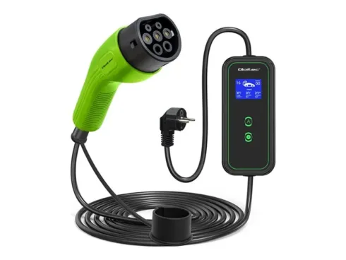 QOLTEC 52470 Mobile charger for EV 2in1 type2 / 3.5kW / 230V