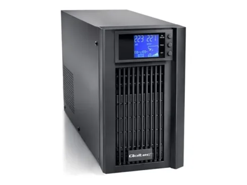 QOLTEC Pure Sine Wave UPS Emergency Power Supply 3kVA 2400W AVR LCD