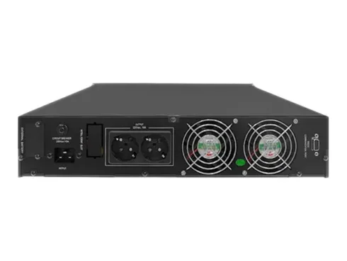 QOLTEC 53947 Uninterruptible power supply UPS RACK 3KVA 2400 W LCD