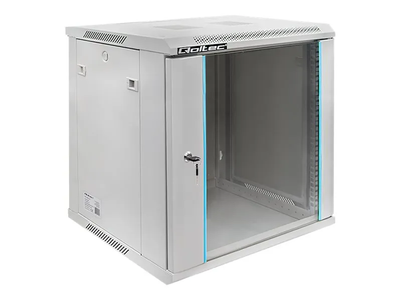 also-54485 QOLTEC 54485 Rack cabinet 19inch 12U 600 x 450 x 635
