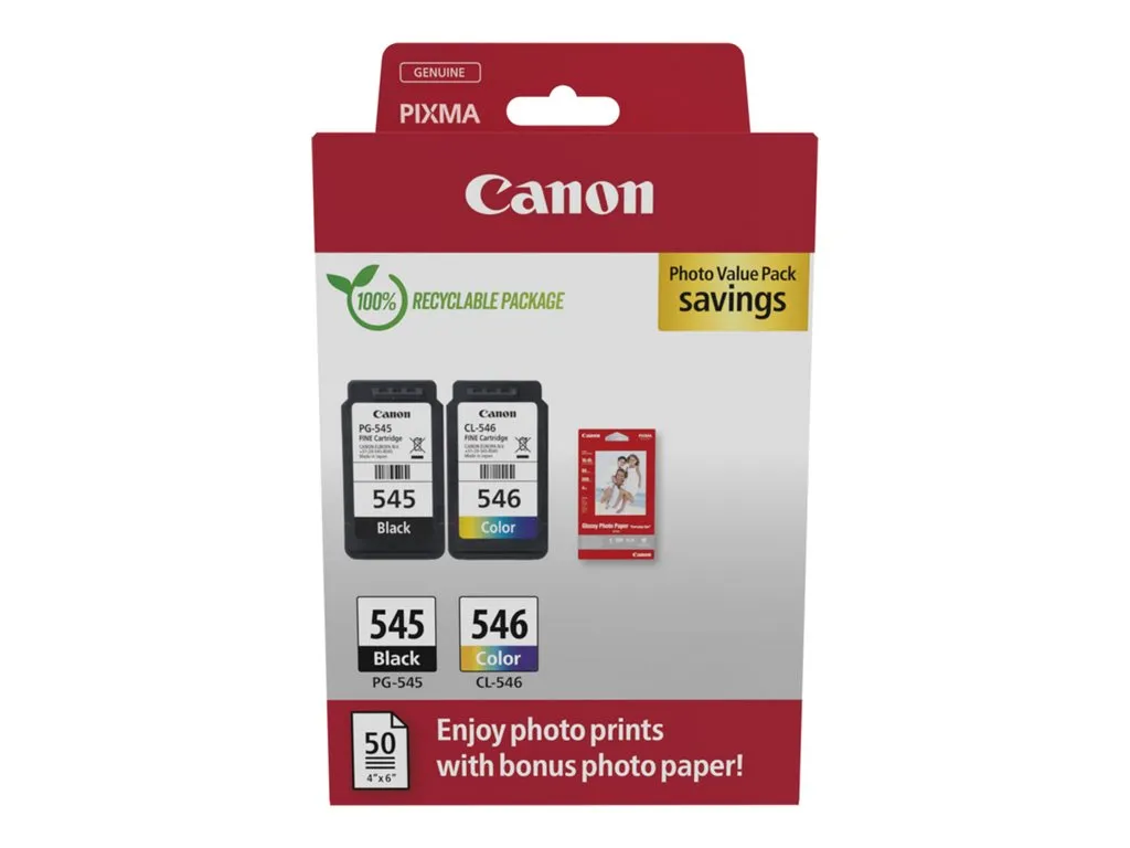 also-8287b008 CANON PG-545/CL-546 Ink Cartridge PVP