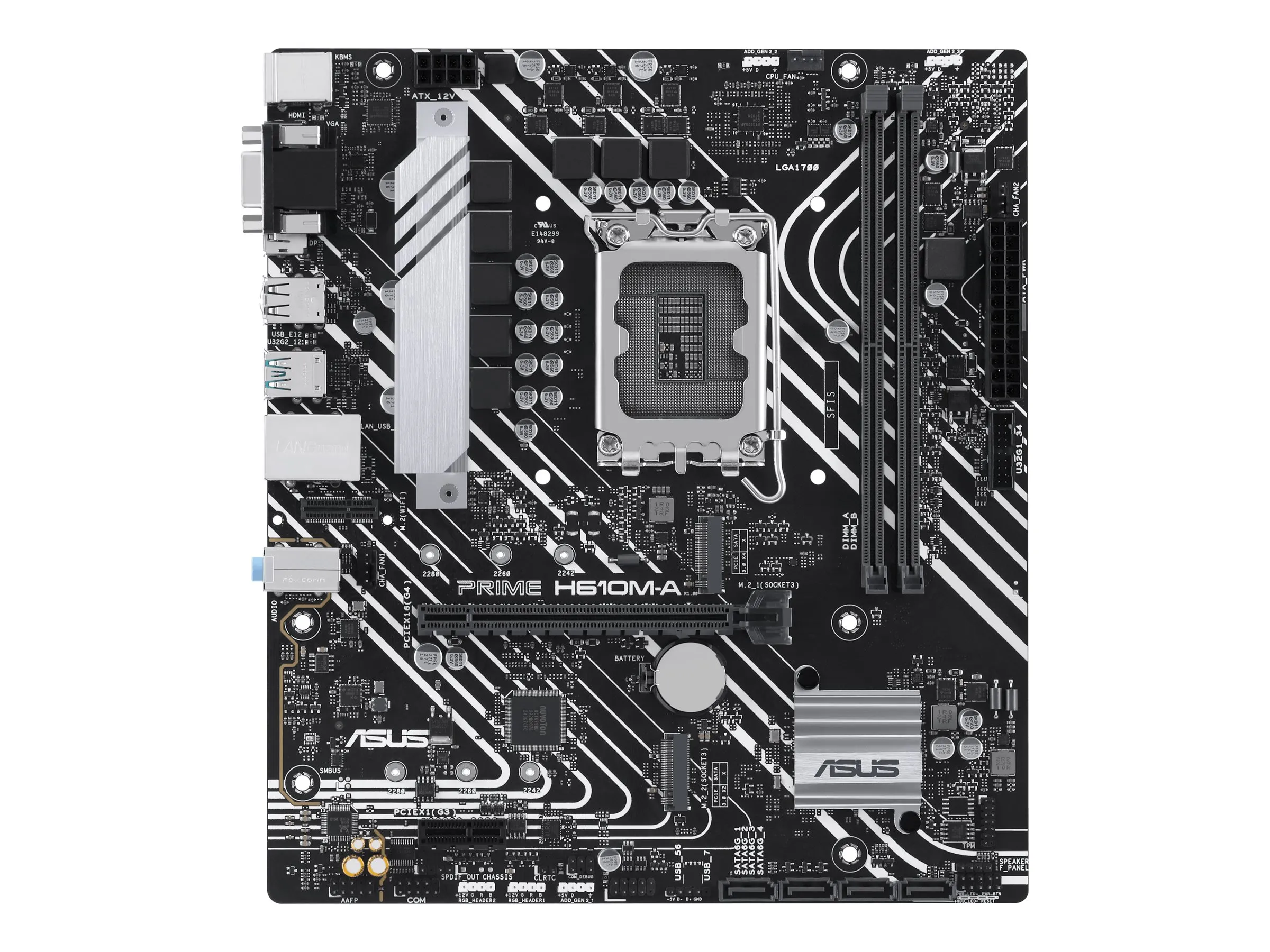 also-90mb1g20-m0eayc ASUS PRIME H610M-A-CSM LGA1700 2DDR5 microATX 4xSATA MB 1xHDMI 1xDP 1xD-Sub 2xM.2