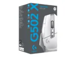 LOGITECH G G502 X LIGHTSPEED Mouse optical 8 buttons wireless 2.4 GHz USB LOGITECH LIGHTSPEED receiver white