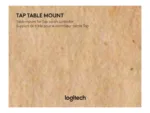 LOGITECH Tap Table Mount Video conferencing controller mounting kit for Room Solution Base Bundle Huddle Large Tap