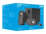 LOGITECH Z407 Android Edition speaker system for PC 2.1channel wireless Bluetooth USB 40 Watt Total graphite grey