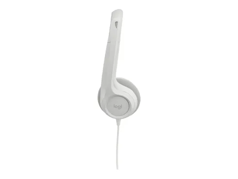 LOGITECH H390 Headset on-ear wired USB-A off-white