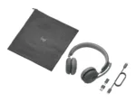 LOGITECH Zone Wireless 2 headset Teams native Bluetooth – GRAPHITE TEAMS