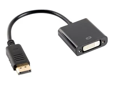 LANBERG AD-0007-BK adapter Displayport M ->DVI-D F 24+1