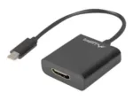 LANBERG AD-UC-HD-01 adapter USB TYPE-C M -HDMI F 15cm Black