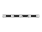 LANBERG AK-1203-S cable management brush panel type B 19 1U grey