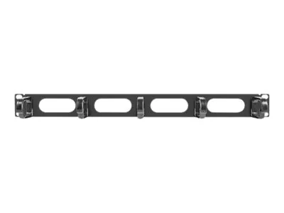 LANBERG 19inch cable management AK-1205-B panel 5 rings type B 1U black