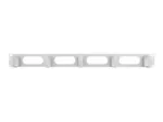 LANBERG AK-1205-S cable management panel type B 19 1U grey