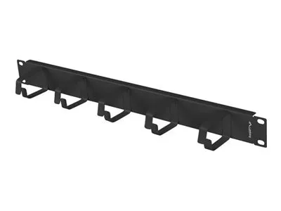 also-ak-1701-b LANBERG 19inch Cable Managmement 5 Rings Type B 1U Black