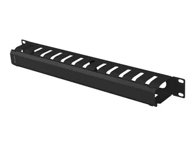 also-ak-1704-b LANBERG 19inch Cable Managmement Metal 1U Type A Black