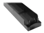 LANBERG 19inch plastic fast assembly fire retardant blanking panel 1U black
