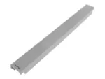 LANBERG 19inch plastic fast assembly fire retardant blanking panel 1U grey