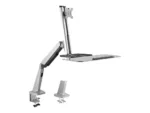 LOGILINK BP0040 – Sit-stand workstation monitor desk mount.13-32. max. 8 kg