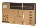 LOGILINK BP0040 – Sit-stand workstation monitor desk mount.13-32. max. 8 kg