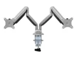 LOGILINK BP0043 – Dual alumium monitor desk mount.13-27. max. 9 kg