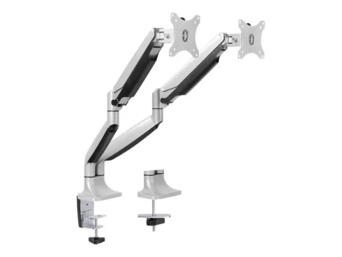 LOGILINK BP0043 – Dual alumium monitor desk mount.13-27. max. 9 kg