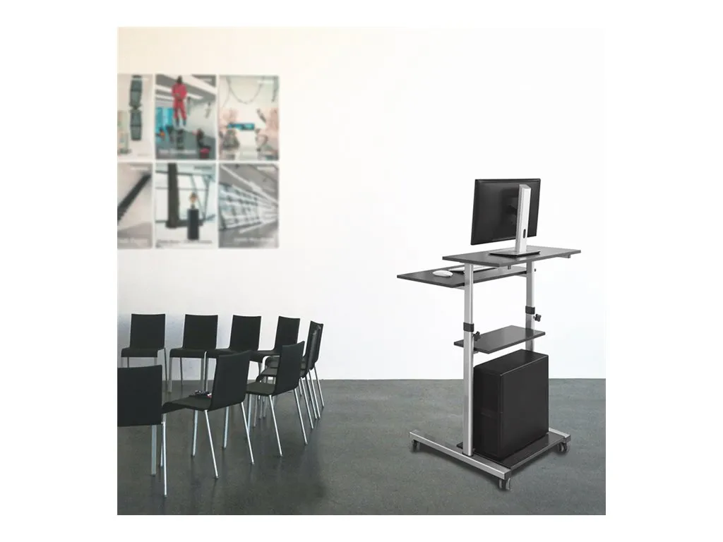 also-bp0070 LOGILINK BP0070 – Compact mobile stand up computer workstation