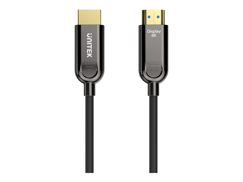 also-c11085gy01-20m UNITEK C11085GY01-20M Optic Cable HDMI 2.1 AOC 8K 120Hz 20m