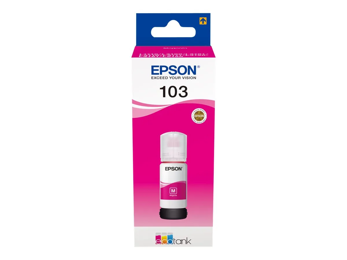 also-c13t00s34a EPSON 103 EcoTank Magenta ink bottle