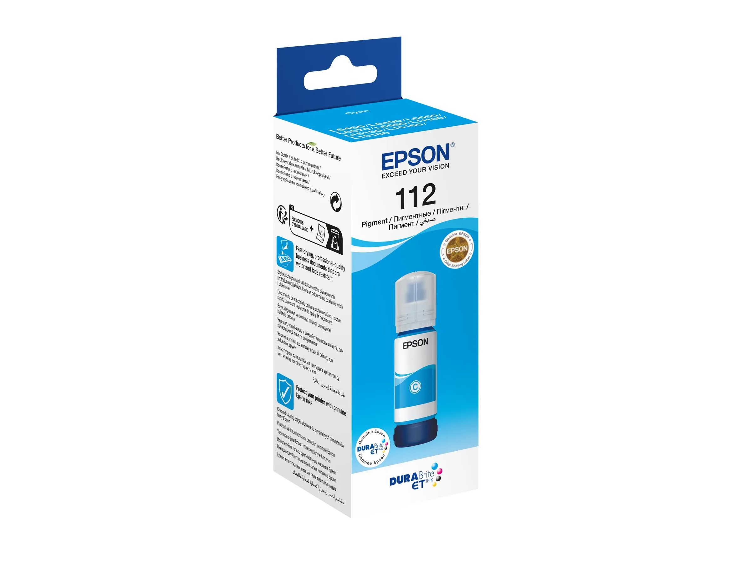 also-c13t06c24a EPSON 112 EcoTank Pigment Cyan ink bottle