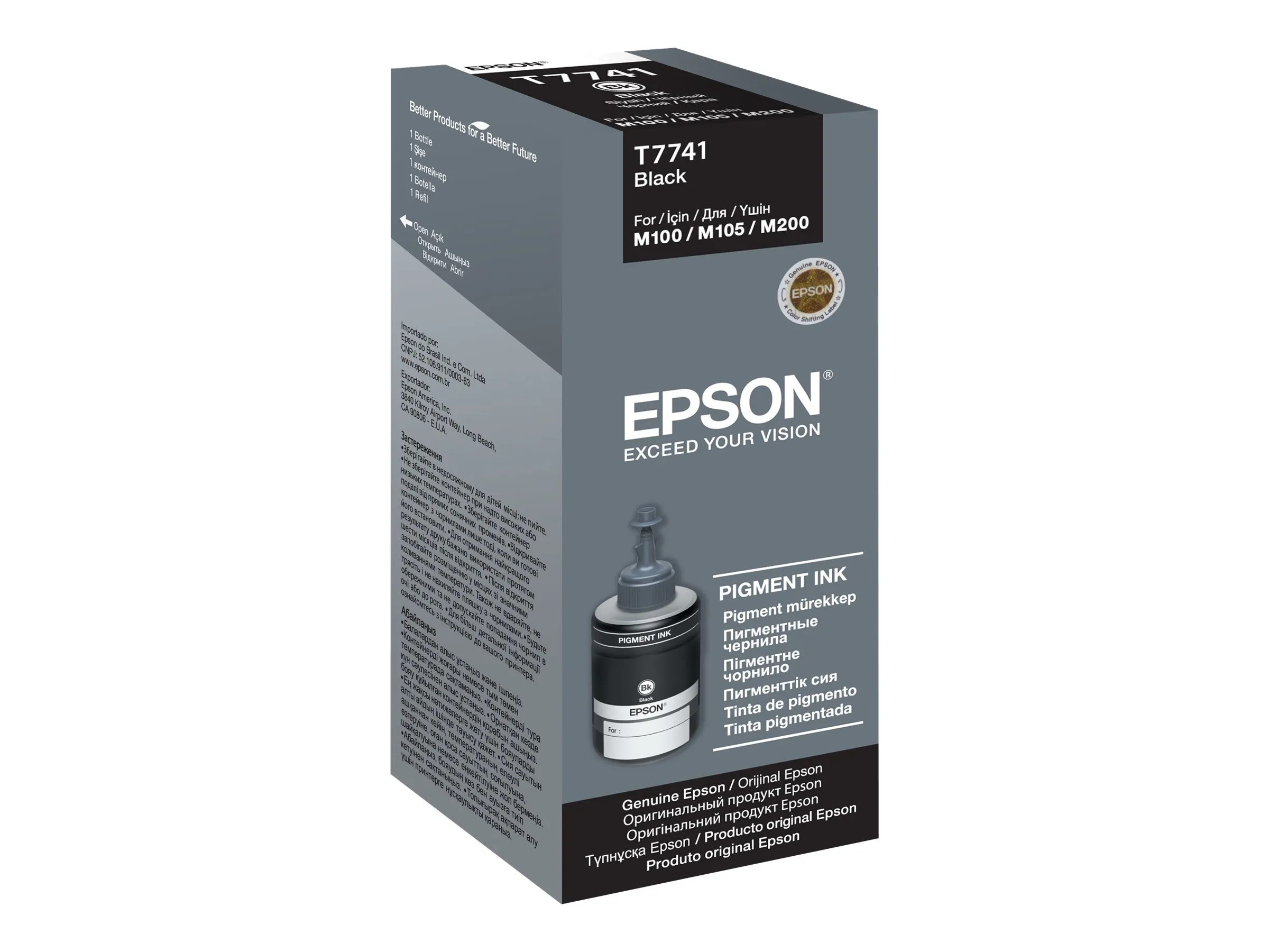 also-c13t77414a EPSON T7741 Pigment Black ink bottle 140ml