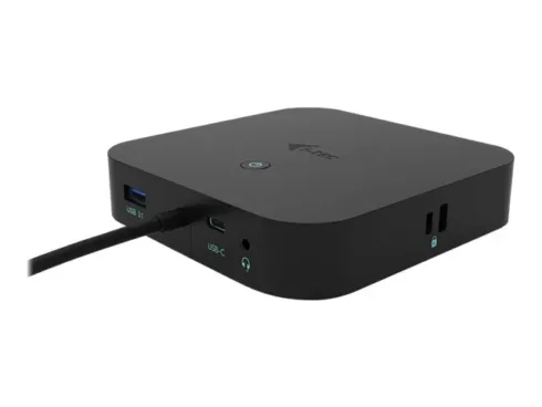 I-TEC USB-C Dual Display MST Docking Station 2x DP 1x GLAN 3x USB 3.1 2x USB 2.0 1x USB-C-Data 1x Audio/Mic Jack w/o power adapter