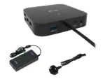 I-TEC USB-C Dual Display MST DS 1x DP 1x HDMI 1xGLAN 3xUSB 3.0 2xUSB 2.0 1xUSB-C-Datei 1xAudio/Mic Jack 1x100W USB-C PD+Charger 112W