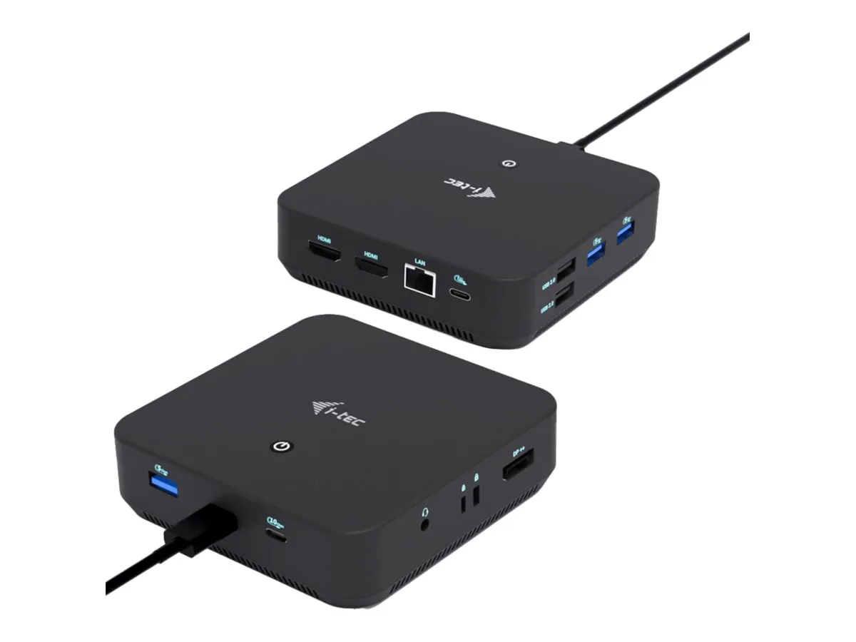 also-c31triplevideodppro I-TEC USB-C DS 2 x HDMI 1x DP 1x GLAN 1x USB-C 3.2 3x USB-A 3.2 2x USB 2.0 1x 3.5mm Audio/Mic 1x 100W USB-C Power Delivery