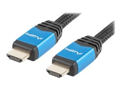 LANBERG CA-HDMI-20CU-0030-BL cable HDMI M/M V2.0 3m Black Premium